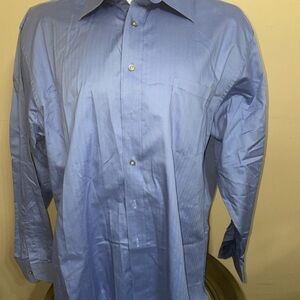 JOSEPH ABBOUD Men's 100% Cotton Button Up Dress Shirt Size 15-1/2” 34/35